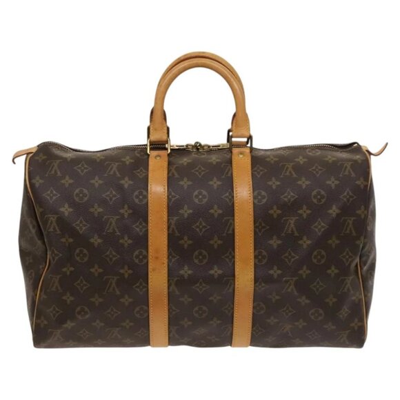 LOUIS VUITTON Monogram Keepall 45 Boston Bag M41428 LV Auth 126875 - Picture 3 of 14